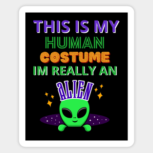 This Is My Human Costume Sticker